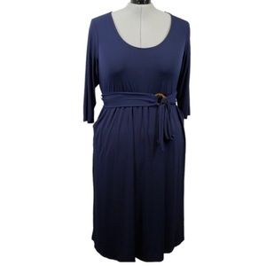 LAST CHANCE- Torrid Belted Midi Dress